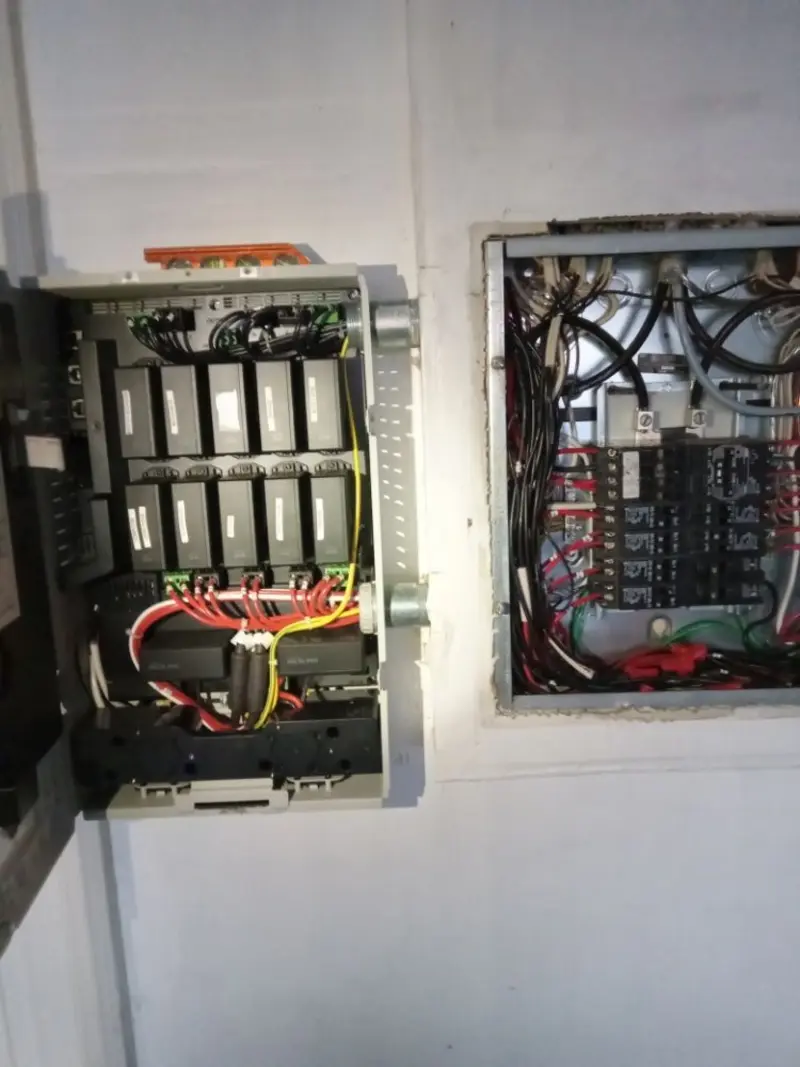 Electrical panel upgrade completed for Ring Doorbell Installation in Bee Cave